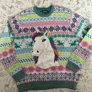 Unicorn Ugly Christmas Sweater